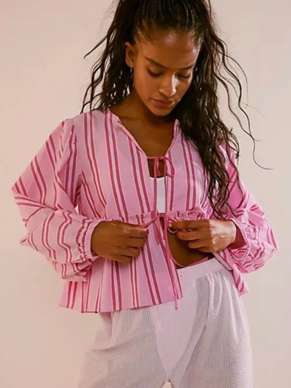 Free People Brunch Babe blouse